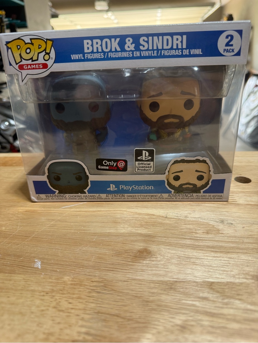 Funko POP! Games Brok & Sindri 2-Pack Vinyl Figures with Blue Accents
